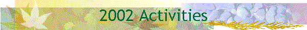 2002 Activities